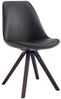 Besucherstuhl Calais Drehbar Walnuss Square, schwarz Bild 2