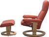 Stressless® Relaxsessel Consul (Set, Relaxsessel mit Hocker), mit Hocker, mit Classic Base, Größe S, Gestell Eiche Bild 4