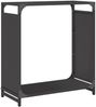vidaXL Brennholzregal Schwarz 60x28x65 cm Kaltgewalzter Stahl 864199 Bild 2