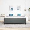 vidaXL Boxspringbett Dunkelgrau 180 x 200 cm Stoff 3398879 Bild 3
