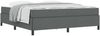 vidaXL Boxspringbett Dunkelgrau 180 x 200 cm Stoff 3398879 Bild 2