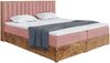 MEBLINI Boxspringbett LOFTY 4 200x200 cm mit Bettkasten - H4/Rosa Samt Polsterbett - Doppelbett mit Topper & Taschenfederkern-Matratze Bild 2