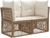 vidaXL Gartensofa-set 12 pcs Beige und Cremeweiß Poly-Rattan 3435270 Bild 2