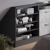 Dachschrägenschrank Rion Anthrazit 80 x 81.6 cm mit 4 Fächern Vicco Bild 5