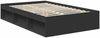 vidaXL Bettrahmen Schwarz 120 x 190 cm Massives Kiefernholz 3413336 Bild 5