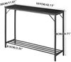 YMYNY Konsolentisch Beistelltisch Eingangstisch Schmaler Sofatisch 107x30x78CM Bild 3