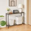 YMYNY Konsolentisch Beistelltisch Eingangstisch Schmaler Sofatisch 107x30x78CM Bild 4
