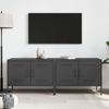 vidaXL TV-Schränke 2 Stk. Schwarz 68x39x50,5 cm Stahl 842935 Bild 3