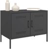 vidaXL TV-Schränke 2 Stk. Schwarz 68x39x50,5 cm Stahl 842935 Bild 4