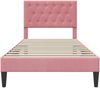 vidaXL Bettrahmen mit Kopfteil Rosa 80 x 200 cm Samt 42027628 Bild 4