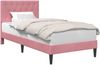 vidaXL Bettrahmen mit Kopfteil Rosa 80 x 200 cm Samt 42027628 Bild 2