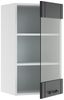 Küchenglasschrank Fame-Line Anthrazit Landhaus 40 cm Vicco Bild 4