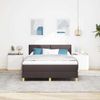 vidaXL Boxspringbett mit Kissen Dunkelbraun 160 x 200 cm Stoff 3338933 Bild 3