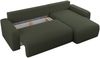 Ecksofa L-form, mit Schlaffunktion und Bettkasten - ARGOS, Grün, Boucle Bild 5