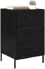 vidaXL Nachttisch Schwarz Eichen-Optik 40 x 40 x 66 cm Holzwerkstoff 882127 Bild 3