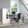 Vicco 'Tomy' Schreibtisch, Regalanbau, Weiß, 150 x 120,1 x 59,3 cm Bild 4