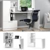 Vicco 'Tomy' Schreibtisch, Regalanbau, Weiß, 150 x 120,1 x 59,3 cm Bild 2