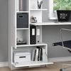 Vicco 'Tomy' Schreibtisch, Regalanbau, Weiß, 150 x 120,1 x 59,3 cm Bild 5