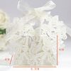 GarveeMore Geschenkbox 50pcs Hohle Schmetterling Hochzeit Süßigkeiten Box Bild 2