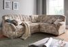 DOMO collection Ecksofa Bahia, zeitlos und elegant, bequeme Armlehnen, L-Form, Microfaser, natur Bild 3