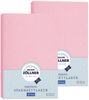 Julius Zöllner Spannbetttuch Jersey 70x140 / 60x120 Rosa Doppelpack Bild 1