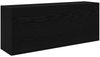 vidaXL Bad-Wandschrank Schwarz 100x25x40 cm Holzwerkstoff 860104 Bild 2