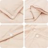 vidaXL Bettwäsche-Set Beige 140 x 200 cm Baumwolle, Kapok, Polyester 3431436 Bild 5