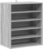 vidaXL Schuhschrank Räuchereiche 60x35x70 cm Holzwerkstoff 816014 Bild 2