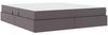vidaXL Aufbewahrungsbett mit Matratze mit Matratze 2 pcs Grau Leder 3399622 Bild 5