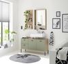 Badezimmer-Set >Coco< (3-teilig) in Asteiche Dekor / pine green - 119x200x38 (BxHxT) Bild 2