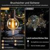 Norvéa Home LED-Lichterkette LED Solar-Lichterkette Outdoor mit USB, Timer & Fernbedienung, Solar- & USB-Betrieb mit Timer und Fernbedienung Bild 2