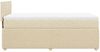 vidaXL Boxspringbett mit Matratze Creme 90x190 cm Stoff 3287316 Bild 5