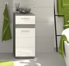 Badschrank Blake - Rauchsilber / Weiß Hochglanz Bild 2