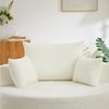 REDOM Relaxsessel für Wohnzimmer, Schlafzimmer, Lounge und Vorführraum (Chenille-Schaumstoff-Einzelsessel mit flauschigem Design, 1-St, 127*127*85), mit Relaxfunktion Bild 4