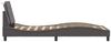vidaXL Bettgestell ohne Matratze "Zadar" Grau 90x200 cm Kunstleder 3208159 Bild 5
