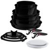 Tefal Pfannen-Set Ingenio Excellence Keramik, Aluminium (Set, 13-tlg), abnehmbarer Ingenio-Griff, Thermo-Signal, stapelbar, Induktion Bild 2