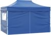 vidaXL Party-Zelt Blau 280 x 410 x 315 cm Oxford-Stoff 42023597 Bild 4