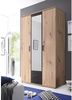 Kleiderschrank >Cilli< in Anthrazit - 119,6x196,3x53,5cm (BxHxT) Bild 5