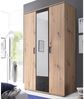 Kleiderschrank >Cilli< in Anthrazit - 119,6x196,3x53,5cm (BxHxT) Bild 2