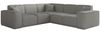 Ecksofa Designersofa CELES PREMIUM in Stoff Scala Grau Seite Universal Bild 2