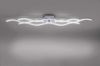 JUST LIGHT 15167-55 WAVE LED Deckenleuchte stahlfarben Wellenform 3000K 140cm Bild 5