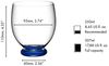 RIEDEL 4900/04DB FATTO A MANO Tumbler Grande - DUNKELBLAU, handgefertigt Bild 2