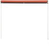 vidaXL Einziehbare Markise 350×150 cm Orange und Braun 145898 Bild 4