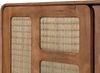 Highboard Mango/Seegras 110x40x150 hellbraun lackiert MIZUMI #118 Bild 3