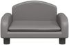 vidaXL Kindersofa Grau 50x40x30 cm Kunstleder 3196377 Bild 3