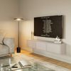 Selsey 'Framme' hängendes TV-Board mit drei Klappen, Kaschmirgrau, 150 cm Bild 3