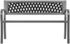 vidaXL Gartenbank Schwarz 120 cm Stahl 319582 Bild 2