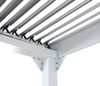 Mendler 'HWC-L41' Pergola ohne Seitenwände, Metall weiß, 3x3,7 m, ohne Seitenwände Bild 5