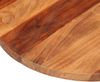 vidaXL Tischplatte Massivholz Akazie Rund 25-27 mm 50 cm 285973 Bild 4