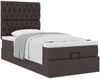 vidaXL Ottoman-Bett mit Matratze Dunkelbraun 90x200 cm Stoff 3313212 Bild 5